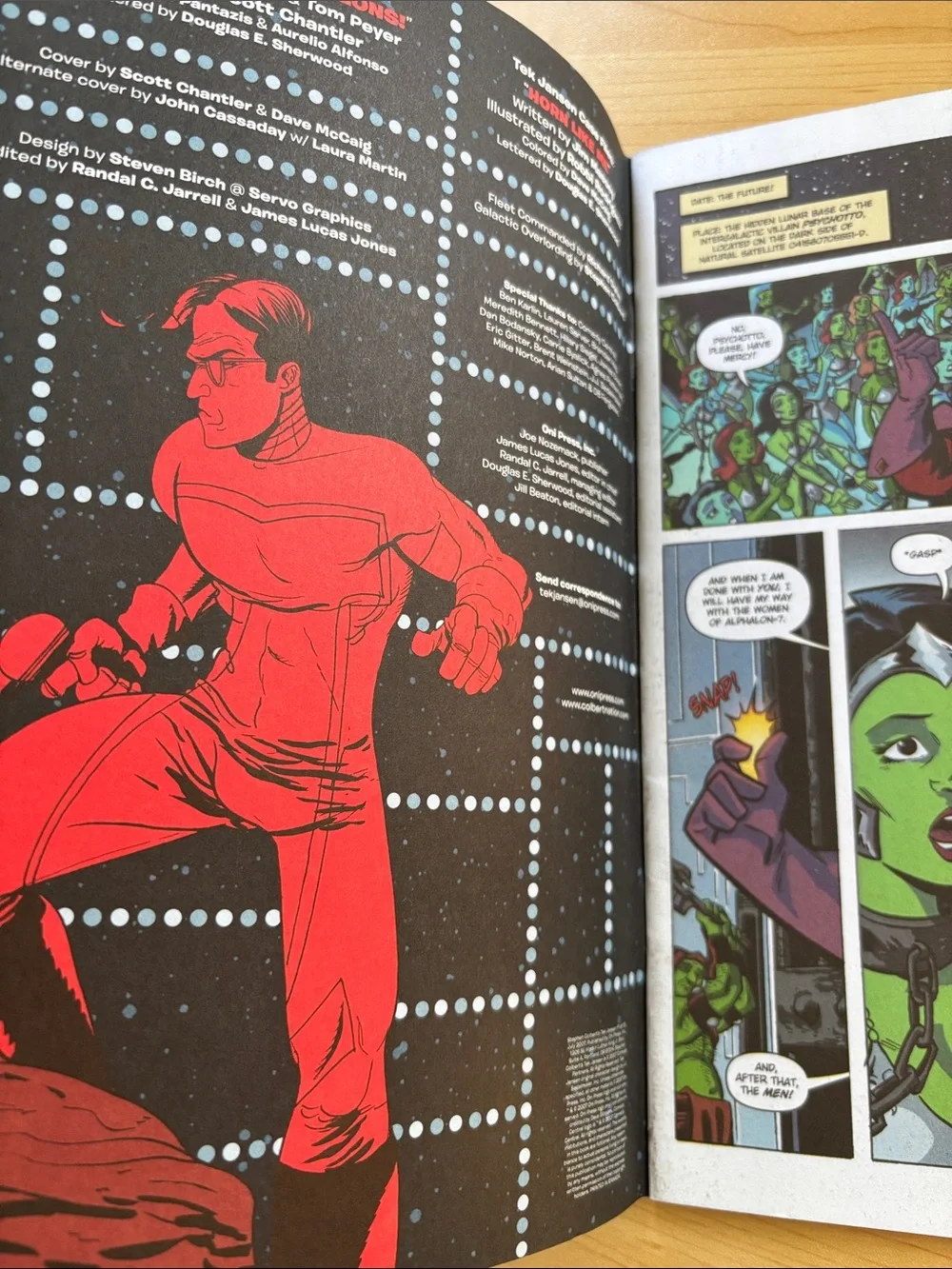 Stephen Colbert's Tek Jansen #1 July 2017 Oni Press Comedy Central